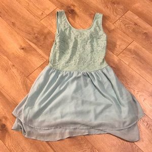 Short mint mini dress